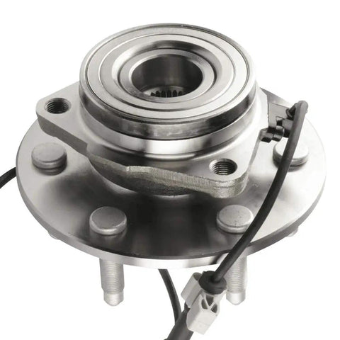 Beefy Front Wheel Bearing And Hub Assembly 6 Lug 4WD With ABS Sensor For GM Trucks And SUVs Including Silverado Tahoe 2002 2006 2 Piece Set