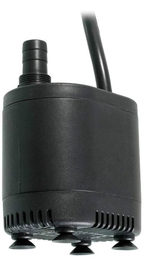 Grow Flow Submersible Pump, 251 GPH, black plastic body for lawn and patio use, Amazon.