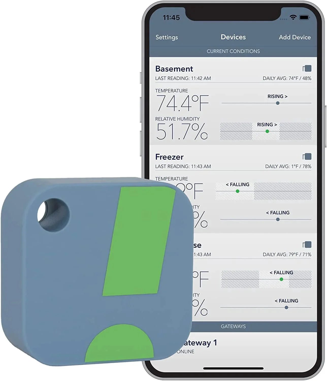 smart temperature humidity monitor for Home & RV 🍁...