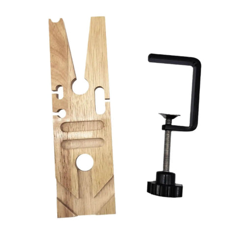 Pro Grade Desktop Jewelry Fixture Bench For Woodworking Clamps And Mobile Studio Use Solid Wood Alloy Workholding Device For Goldsmiths And Silver Fabrication Easy Clamp Vise For Intricate Jewelry Assembly