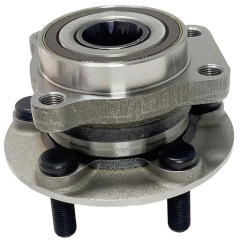 Front view of Front Wheel Bearing Hub Assembly 513413 for Subaru Forester Crosstrek Impreza XV Crosstrek with visible bolt holes
