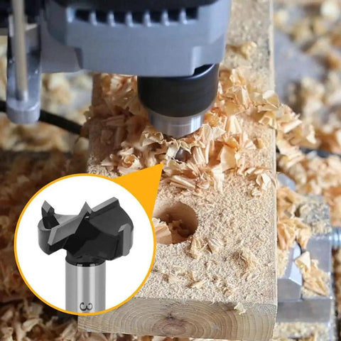 5 Piece Pro Grade Woodworking Drill Bit Set 15 To 35mm Self Centering Boring Bits drilling wood for hinge hole