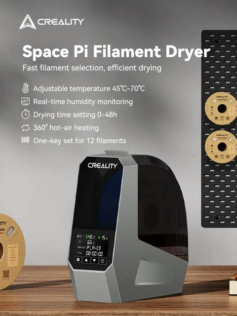 Filament Dryer And Storage Box With Double 360 Degree Heating Built In Fan And Touch Screen For 3D Printer Filaments