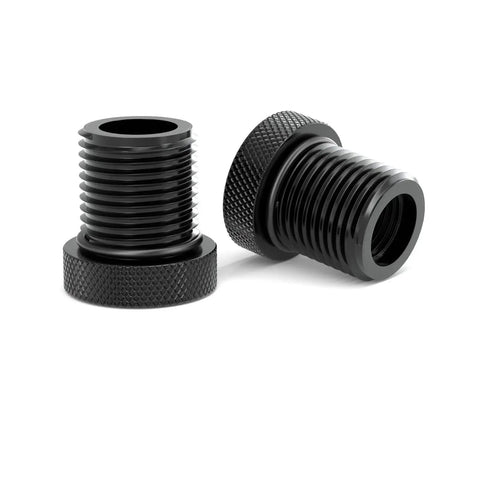 Thread Adapters With Rubber Washers For Automotive One Half To Three Quarter Inch, black iron adapters
