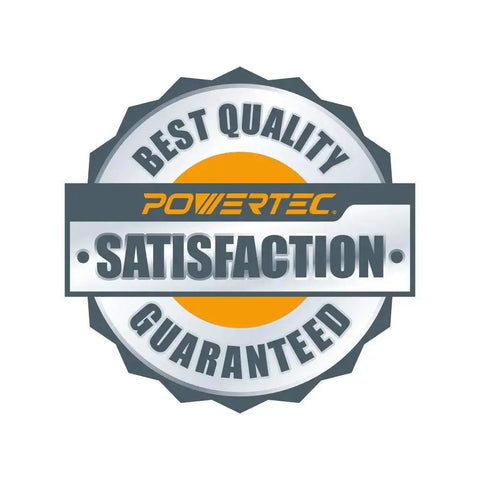 Best quality satisfaction guaranteed badge from POWERTEC.
