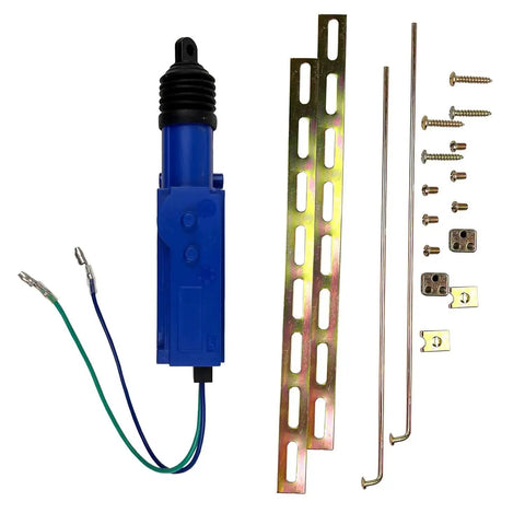 Universal 12V Power Door Lock Actuator Kit 2 Wire High Output Motor Heavy Duty Durable Installation Pack visible with components