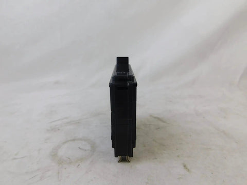 Side view of QO115 1 Pole 15 Amp Circuit Breaker For 120/240 Volt Panels DIY Friendly Reliable Home Electrical Safety Device