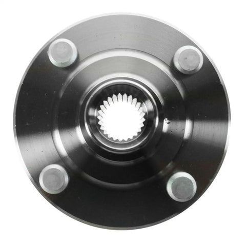 Top view of Wheel Hub Bearing Assembly Two Pack Front Left Driver Side And Front Right Passenger Side ABS For Mitsubishi Lancer 2.0L 2002 2007 And 2.4L 2004 2006 Free Return