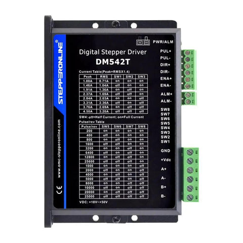 DM542T digital driver for One Axis Stepper CNC Kit With NEMA 23 Motor And DM542T Digital Driver For DIY Milling And Engraving, 1.0-4.2A