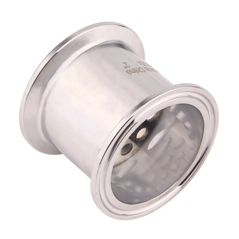 DERNORD 2-inch tri clamp filter plate, stainless steel sanitary fitting with 6 mm holes