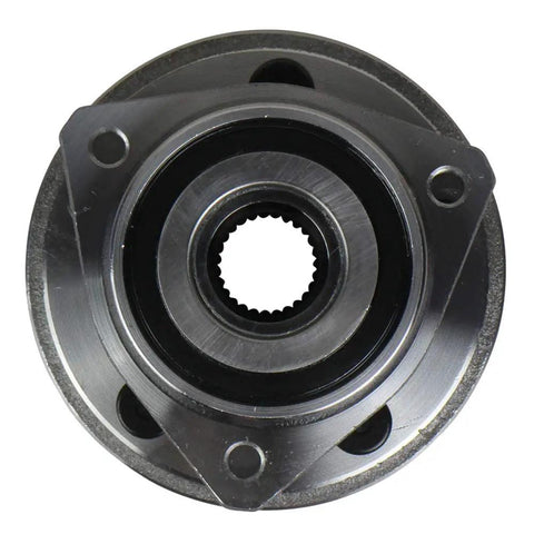 Two Pack Front Wheel Hub And Bearing Assembly Compatible With Jeep Wrangler 1999 2006 Cherokee 1999 2001 TJ 2000 2006 Five Lug Non ABS Front Axle Replacement Kit, top view