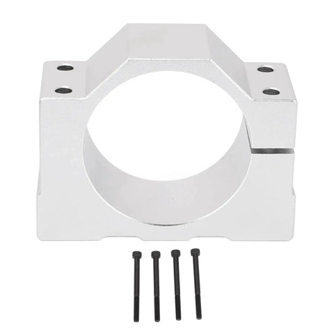 65mm Aluminum Spindle Clamp Motor Mount For CNC Router Durable Aluminum Alloy Motor Holder With Easy Install Includes 4 Screws