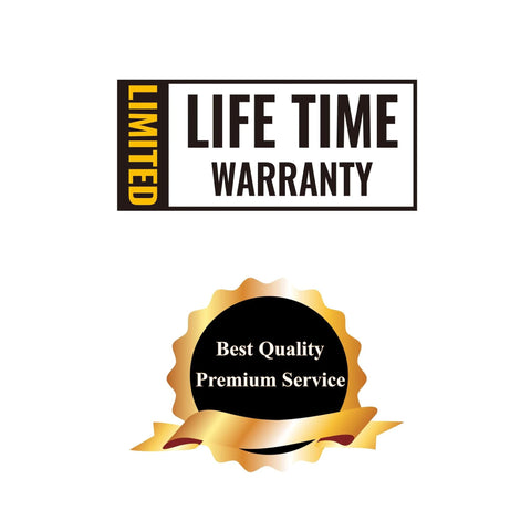 Limited Lifetime Warranty with Best Quality Premium Service gold badge
