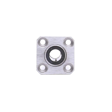 LMK8UU square flange linear ball bearing, silver 8x15x24mm with four mounting holes