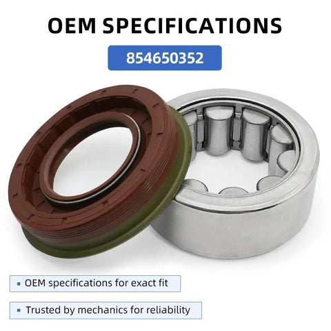 Rear Axle Bearing and Wheel Seal Driver and Passenger Kit for Ford Trucks With 9.75 Inch Ring Gear Fits F 250 F 150
