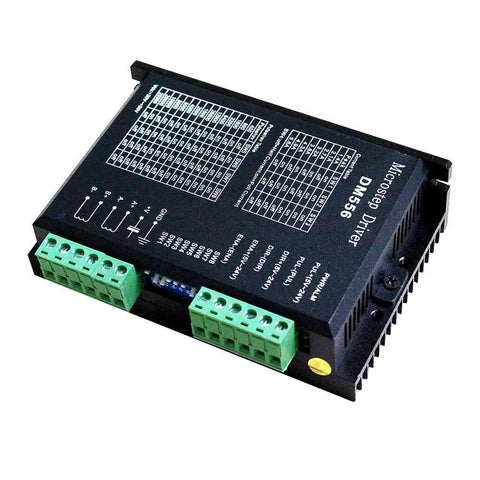 CNC Digital Stepper Driver DM556 Stepper Motor Controller with green terminal blocks