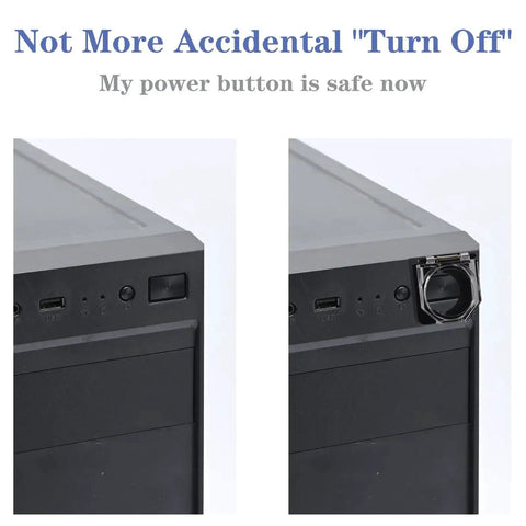 Push Button Switch Cover Dustproof Safety Protector for 22mm Switches on Computers and PC Desktops installed on power button