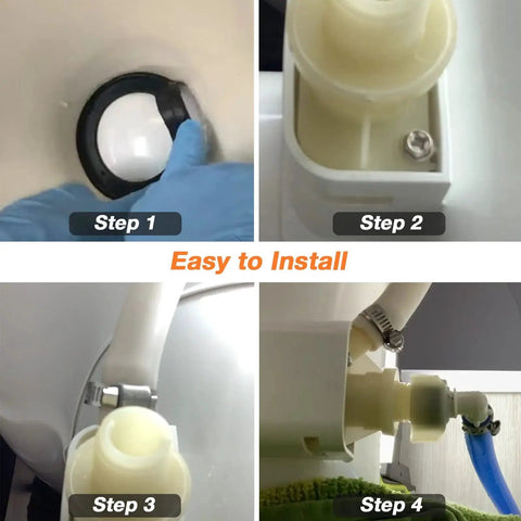 Installation steps for Upgraded RV Toilet Valve Kit With Flush Ball Seal 385311641 385311658 For Sealand and Dometic RV Toilets.