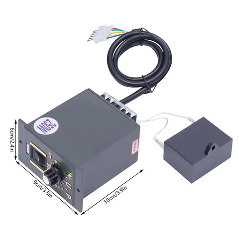 Beefy 250W 110V AC Gear Motor With Variable Speed Controller And Mounting Bracket For Automation And Conveyor Belts 0 To 270 RPM