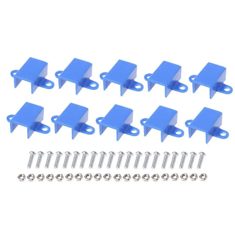 10 Pack N20 Micro Gear Motor Mounting Brackets 12mm Base Frame Holder Mounting Bracket Set With Fixed Hole Design Rock Solid Durable Metal Construction Easy Install For Robotics And RC Car Projects Hanzou