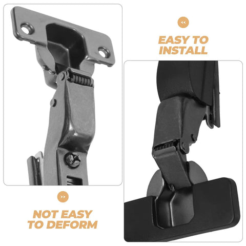 Soft Close Cabinet Door Hinges With Concealed Buffer Damper For Seamless Quiet Closures No Squeak Overlay Style Replacement Hinge
