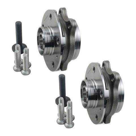 2X Wheel Hub And Bearing Assembly Replacement For 2009-2015 Audi A4 A5 A6 A7 A8 Quattro AWD Q5 SQ5 S4 S5 S6 S7 S8 OE Part 4H0498625 513301 BR930817 Front Side Only