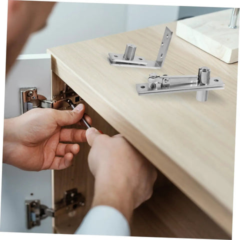 Stainless Steel Hidden Door Bookcase Hinges For Heavy Duty Cabinets And Doors With Rotating Shaft Torque Invisible Pivot System