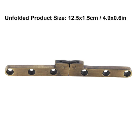 90 Degree Folding Butt Hinge For Cabinets And Closets Space Saving Door Hardware Rust Proof Brushed Finish low profile hinge