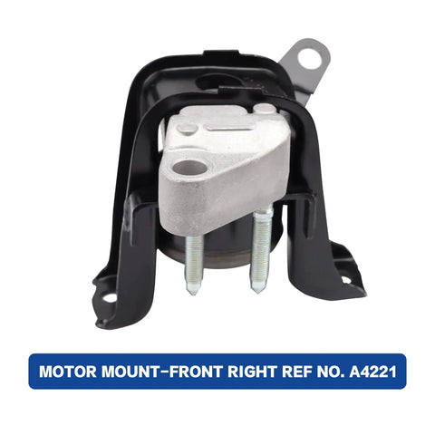 Engine And Transmission Mounts Set For 2003 To 2008 Toyota Corolla Matrix And Pontiac Vibe 1.8L Auto Transmission Replacement With OE A4220 A4219 A4218 A4221 All In One Bracket Kit Set Of 4 For Smooth Engine Vibration Control And Secure Mounting – Front Right Mount Ref A4221