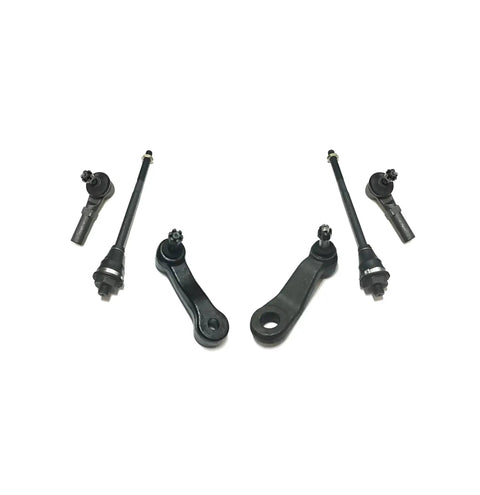 18 Piece Front And Rear Sway Bar Link Kit With Tie Rod Ends Idler Arm Pitman Arm for Chevy Suburban 2500 and Hummer H2