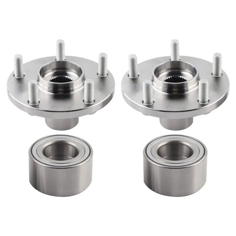 2 Pack Front Wheel Hub Bearing Assembly With 5 Lug Bolts Without ABS For 2004 To 2017 Avalon Camry Highlander Solara And Lexus ES RX Models Ready To Install