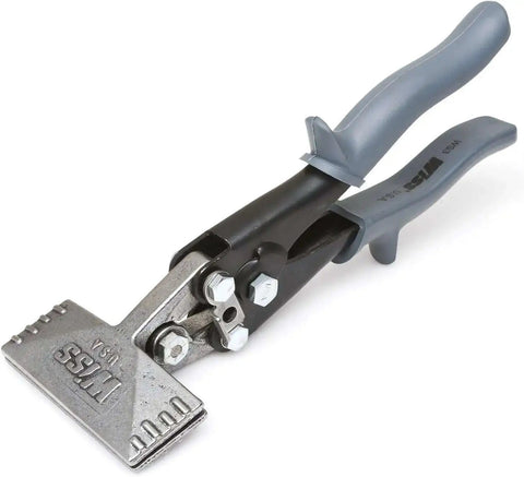 3 Inch Hand Seamer For Sheet Metal, Straight Jaw Crimp Tool With Durable Aluminum Handle, Easy Grip
