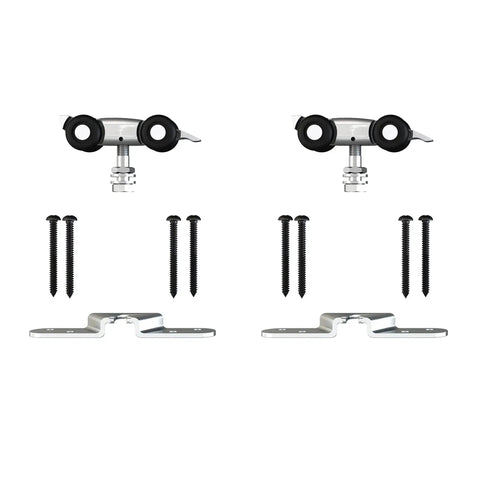 Six Foot Barn Door Hardware Kit Black Aluminum Box Rail Sliding Track for Interior Single Wooden Door components