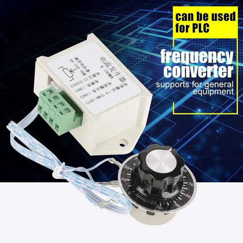 4-20mA Current Output Generator Module For PLCs And Frequency Converters with Potentiometer, 12-24V DC Power Supply
