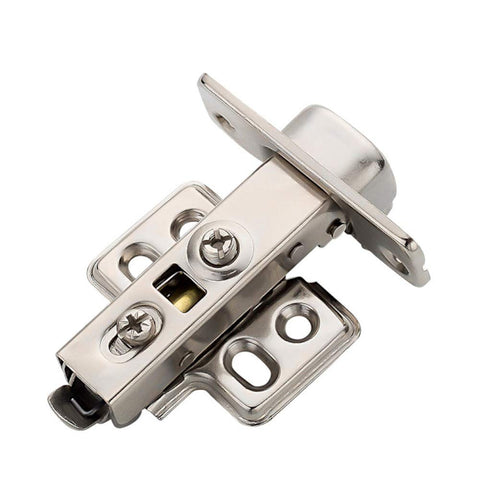 Frameless Concealed Cabinet Hinges With Soft Close, 2 Pack, 2D Adjustable For Full Overlay, No Fuss Clip On Install