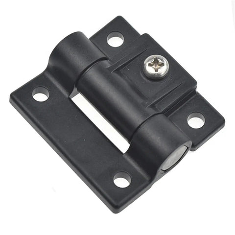 Adjustable Friction Positioning Torque Hinge E6 Black Plastic One Piece XK513 1B for Cabinets and DIY Projects