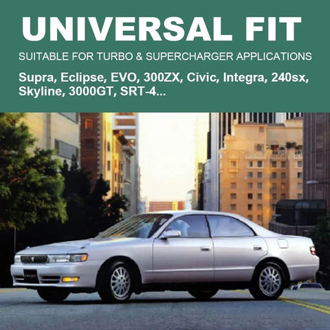 Sineside vacuum tubing and push-lock fittings kit: white sedan with green universal fit banner for turbo applications
