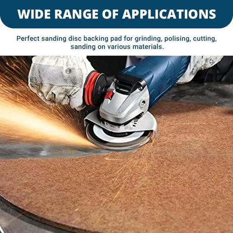 Heavy Duty Four Point Five Inch Sanding Backing Pad For Angle Grinders With Seven Eighths Arbor Resin Fiber Disc Polishing Pad grinding wood