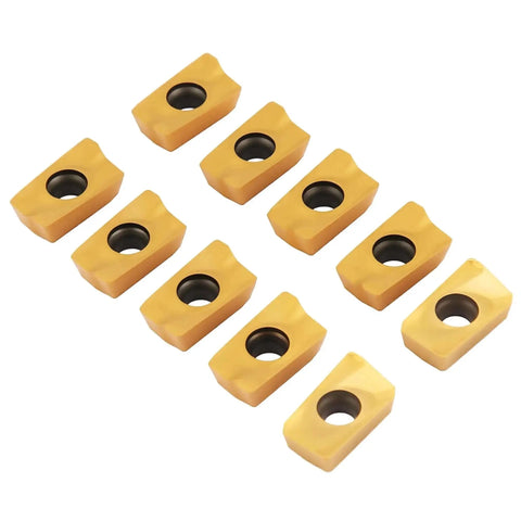 Ten APMT1604 carbide inserts for Face End Mill Cutter With Ten APMT1604 Carbide Inserts For CNC Machining MT3 FMB22 Holder Extension 400R 50 22