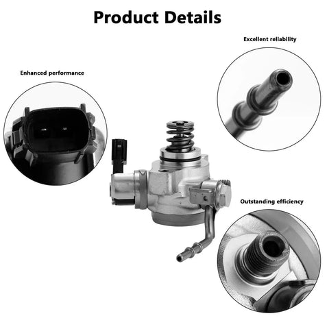 High Pressure Fuel Pump Direct Fit For Honda Accord 2018 2022 Civic 2017 2020 And CR-V 2017 2022 1.5L Turbo Engine OE Quality Replacement HM10127 Easy Install, showing connectors and details for enhanced performance, reliability, and efficiency.