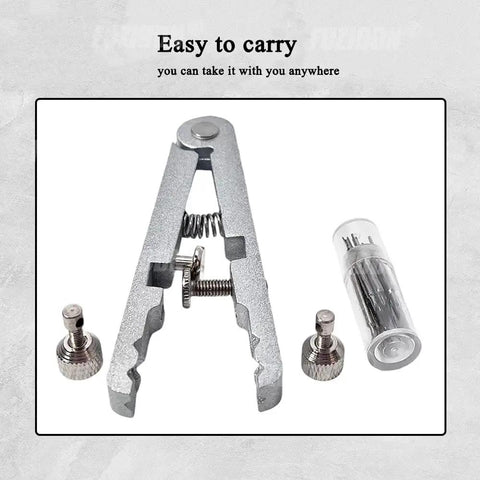 Pro Grade Watch Spring Bar Plier Tool Kit With Tweezers And 10 Replacement Pins For Link Removal And Band Repair - Precision Pro Grade Watch Band Tool Set For Hobbyists And Professionals