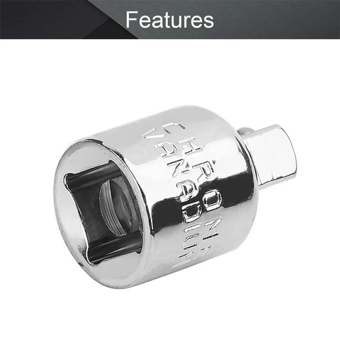 Socket adapter set: 3/8 in female to 1/4 in male drive, chrome vanadium, 2-pack
