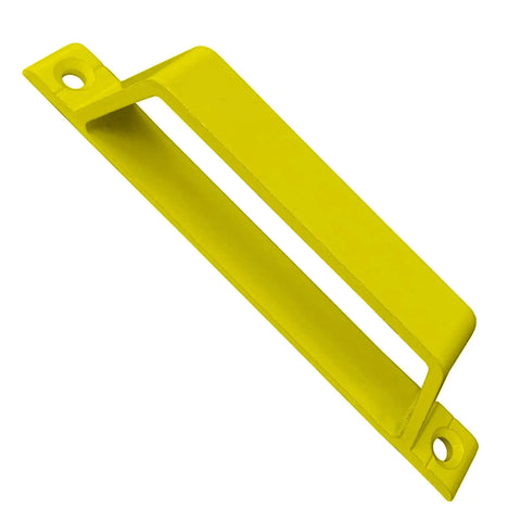 Multi Purpose Aluminum Door Handle And Cabinet Pull Knob In Yellow Slim Lightweight Design For Indoor And Outdoor Use Powder Coated Finish