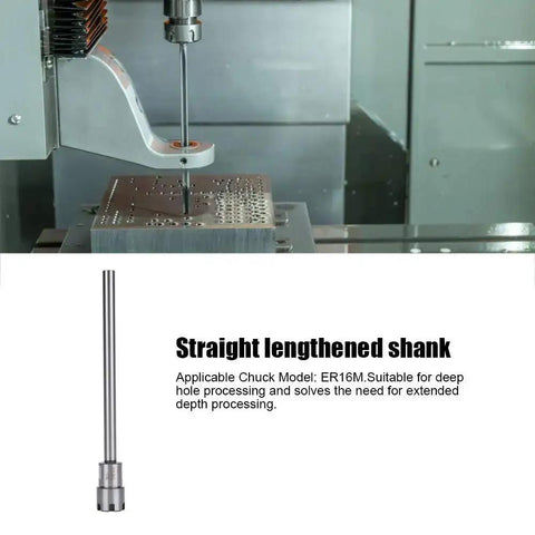 High Precision ER16M 150L Collet Chuck Holder For CNC Milling And Lathe Work Straight Shank Durable Chrome Moly Alloy Construction