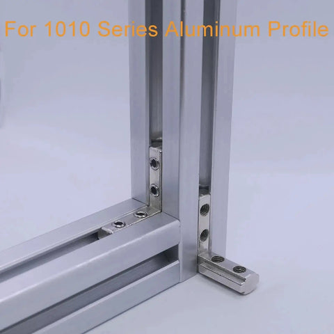 Heavy Duty 1010 Aluminum Extrusion L Shape Corner Brackets Kit 12 Pack with screws and wrench for 90 degree joints installation