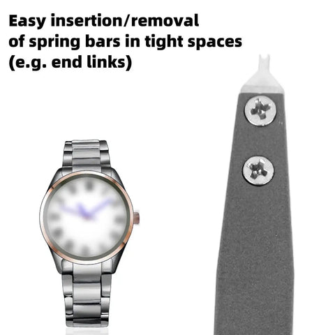 Watch Spring Bar Tweezers Set Made From Aluminum Alloy Precision Pliers Kit For No Fuss Band Strap Bracelet Repair And Adjustment