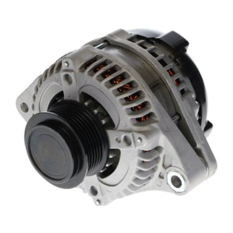New 12V 155A Hairpin Alternator Plug And Play Compatible With Acura MDX 3.5L 2014 2020 Honda Passport Front View