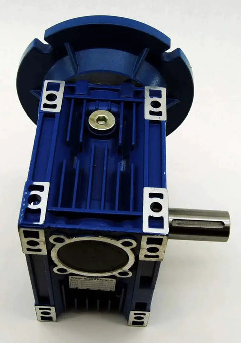 Industrial Worm Gear Speed Reducer 20 To 1 With 56C Flange 2.05 HP Input 1750 RPM Hollow Five Eighths Inch Shaft One And Seven Eighths