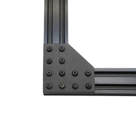 8 Pack L Shape Corner Bracket Joint Plate For 2040 Aluminum Extrusion 12 Hole System With M5 T Nuts And Screws Wrench Included