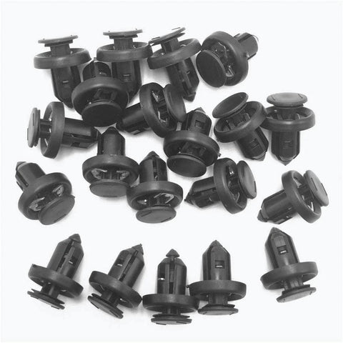 20 Piece Bumper Clips And Splash Shield Fasteners With Metal Insert 91505-S9A-003 Replacement For Honda Accord Civic